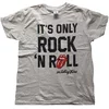 The Rolling Stones Majica Its Only Rock N Roll Unisex Grey XL