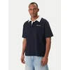 Guess Jeans Polo majica M6GP13 KCYM1 Mornarsko modra Oversize