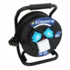 COMMEL produžni kabl sa motalicom HEAVY DUTY LINE, H05VV-F 5G2.5 - C0914, crna