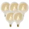 Set 5 E27 zatemnljivih LED žarnic G125 zlata 5W 450lm 2200K