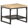 Vidaxl Stranska mizica 40x40x35 cm trden mangov les