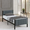 Hanah Home Ram za krevet Lotus, 90x190 cm,Antracit