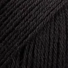 Drops Nord Uni Colour 02 Black Pletilna preja