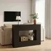 Konzolna stolica Crna 101 x 29 x 74 cm Konstrukcijsko drvo