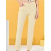 Sinsay - Pantalone straight slim - žuto