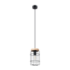 Sollux SL.1263 - Luster na sajli GOTTO 1xE27/15W/230V crna
