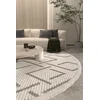 Conceptum Hypnose Tepih Vetrina 3609, O200 cm, Krem-sivi