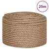 Vidaxl Vrv iz jute 25 m dolžina 14 mm debelina