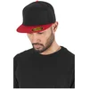 Premium 210 Fitted 2-Tone blk/red