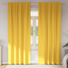Zavjese za blackout s prstenovima 2 pcs Žuta 260 x 140 cm