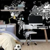 Tapeta glasbeni zemljevid sveta - 392x264