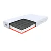 Wilsondo Pena vzmetnica z 2 vzglavnikoma Amico 200x200x22 - Prevleka Silver
