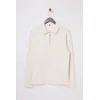Trendyol Muška majica Tmnss26Po00002, Krem