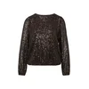 COMMA Bluza temno rjava