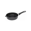 Deep frying pan, aluminum, 24 cm, height 7 cm, induction - AMT Gastrog