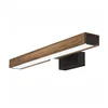 Brilagi-LED kupatilsko osvetljenje za ogledalo WOODY MIRROR LED/8W/230V IP44 hrast/crna