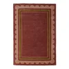 Bordo rdeča ročno tkana volnena preproga 120x170 cm Lois – Flair Rugs