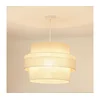 Brilagi - Luster na sajli SPACE YUTE 1xE27/15W/230V prečnik 50 cm krem/bela