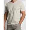 Sinsay - Pamučna basic majica - nude