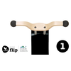 Wishbone - mini flip ohišje - črno