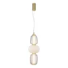 LED luster na sajli CARO LED/28W/230V zlatan