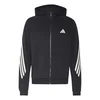 Adidas Muški duks sa kapuljačom Sta 3S Fz Hd M, Crni