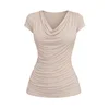 REGINA FASHION Bluza Wave Blouse bež