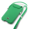 Lacoste torbica za dokumenta i telefon - zelena