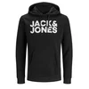 JACK & JONES Majica, črna