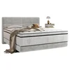Esposa POSTELJA BOXSPRING 140 cm x 200 cm , tekstil svetlo siva
