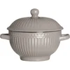 Skleda s pokrovom Senja, prostornina: 0,60 litra, 130 mm, premer: 150 mm, siva
