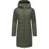 Ragwear Funkcionalen plašč Dizzie rjava/temno zelena