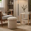 Hanah Home puf Alpaka, 33 cm, bež