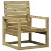 Vidaxl Vrtni stol 57,5x63x76 cm impregnirana borovina