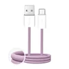 shumee Fabrik 2.0 10W pleteni USB-A - USB-C kabel 1,5 m - roza
