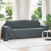 Pokrivači za bacanje 6 pcs Tamno siva 350 x 270 cm Runo