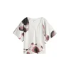 Next Bluza eozin/burgund/črna/bela