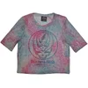 Grateful Dead Majica Concentric Skulls Ladies Light Blue XL