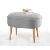 Atelier del Sofa Tabure 63x47x44cm, Sivo