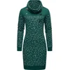 Ragwear Obleka Chloe svetlo siva/temno zelena