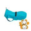 Trixie Vimy Raincoat Turquoise L 62 cm, Tirkizni Kišni Mantil Sa Kapuljačom