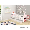 Dečiji krevet ACMA VII ANIMALS 180x80 F + dušek 7 cm3