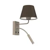 Zidna lampa ARDEN 1xE27/15W/230V + 1xG9/8W bežna/braon