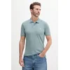 Polo Calvin Klein Jeans moški, turkizna barva, J30J315603