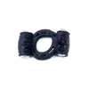 Gardj Europe Prstan – Vibrirajoči penisni obroč Double Black