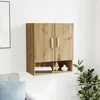 vidaXL Omarica na steni Oreh 60 x 31 x 70 cm Konstruiran les