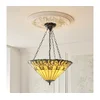 Endon 111881 - Luster na lancu Tiffany JAMELIA 3xE27/10W/230V prečnik 50 cm