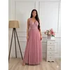 Squareonline Ženska duga haljina Blush Lace Dream, Roze