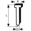 BOSCH Ravni ekser sa upuštenom glavom SK64 2608200528