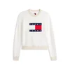 Tommy Jeans Majica mornarska/brusnica/bela